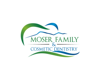 Moser Family & Cosmetic Dentistry logo design by giphone