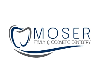 Moser Family & Cosmetic Dentistry logo design by Dawnxisoul393