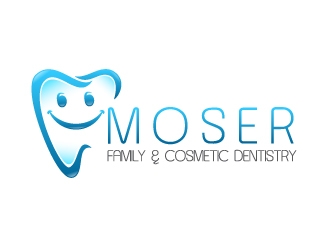 Moser Family & Cosmetic Dentistry logo design by Dawnxisoul393
