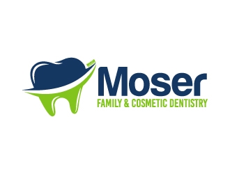Moser Family & Cosmetic Dentistry logo design by karjen