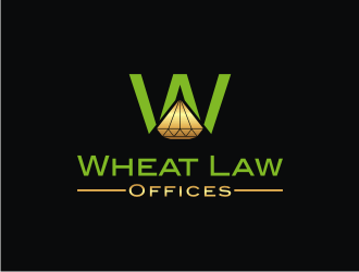 Wheat Law Offices logo design by mbamboex