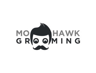 Mohawk Grooming logo design by bricton