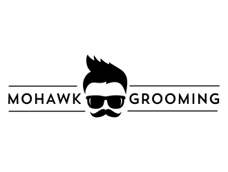 Mohawk Grooming logo design by aldesign