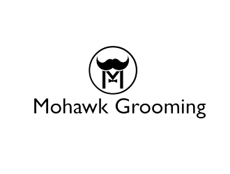 Mohawk Grooming logo design by bougalla005