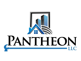 Pantheon LLC logo design by Dawnxisoul393
