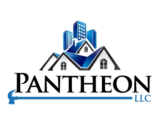Pantheon LLC logo design by Dawnxisoul393