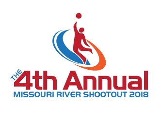 The 4th Annual Missouri River Shootout 2018 logo design by Dawnxisoul393
