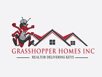 Grasshopper Homes Inc. logo design by AYATA
