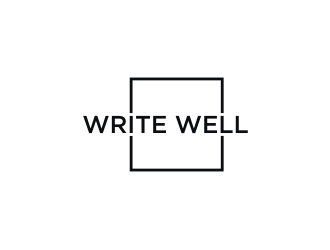 Write Well logo design by logitec