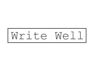 Write Well logo design by tukangngaret