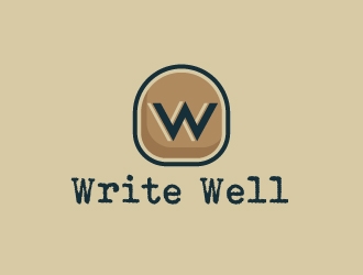 Write Well logo design by artbitin