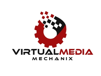 Virtual Media Mechanix logo design by shravya