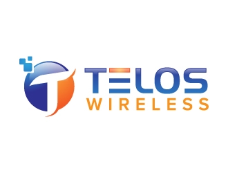Telos Wireless logo design by jaize