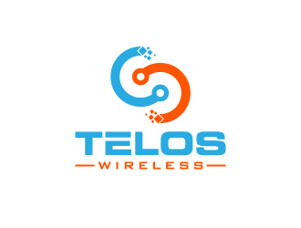 Telos Wireless logo design by pencilhand