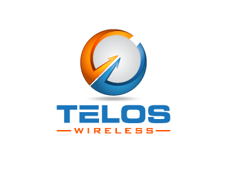 Telos Wireless logo design by pencilhand