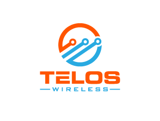 Telos Wireless logo design by pencilhand