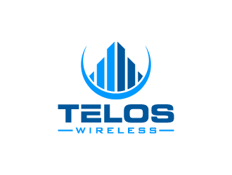 Telos Wireless logo design by pencilhand