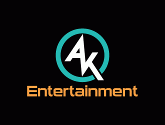 AK Entertainment logo design by lestatic22