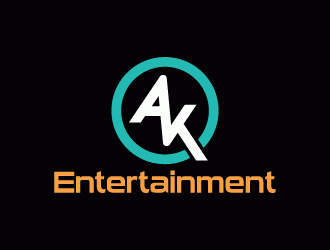 AK Entertainment logo design by lestatic22
