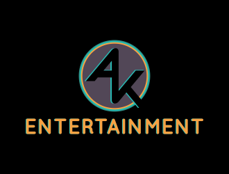 AK Entertainment logo design by pakNton