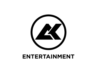 AK Entertainment logo design by mashoodpp