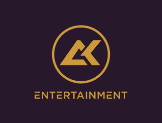 AK Entertainment logo design by mashoodpp