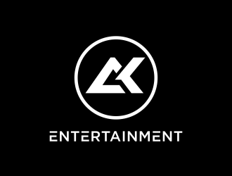 AK Entertainment logo design by mashoodpp