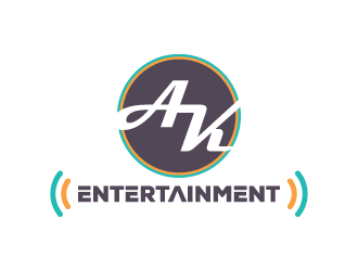 AK Entertainment logo design by pencilhand
