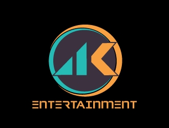 AK Entertainment logo design by tec343