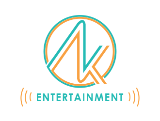 AK Entertainment logo design by kopipanas