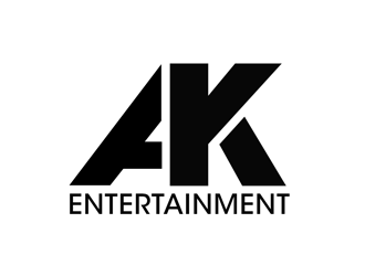 AK Entertainment logo design by kunejo