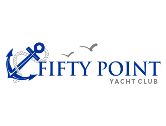 Fifty Point Yacht Club logo design by aldesign