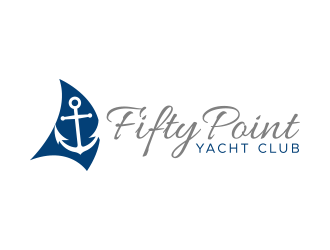 Fifty Point Yacht Club logo design by lexipej