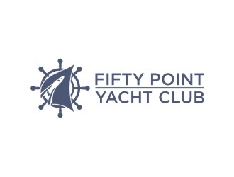 Fifty Point Yacht Club logo design by savana