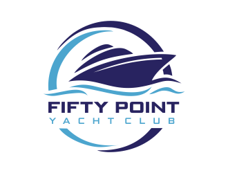 Fifty Point Yacht Club logo design by aldesign