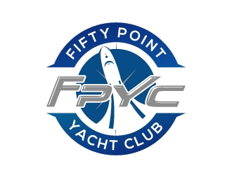 Fifty Point Yacht Club logo design by dshineart