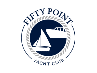 Fifty Point Yacht Club logo design by BeDesign