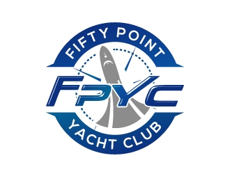 Fifty Point Yacht Club logo design by dshineart