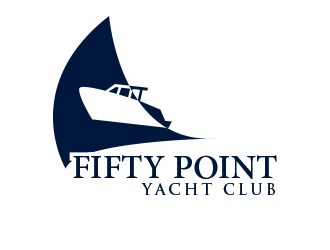 Fifty Point Yacht Club logo design by BeDesign