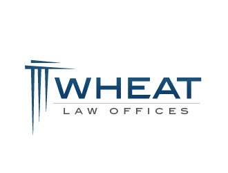 Wheat Law Offices logo design by REDCROW