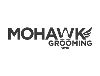 Mohawk Grooming logo design by dhika