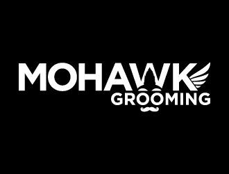 Mohawk Grooming logo design by dhika