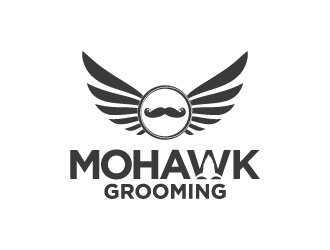 Mohawk Grooming logo design by dhika