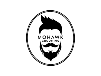Mohawk Grooming logo design by aldesign