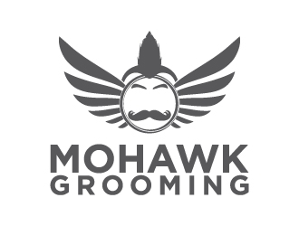 Mohawk Grooming logo design by dhika