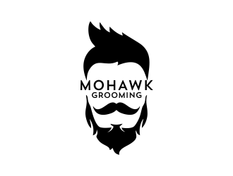 Mohawk Grooming logo design by aldesign