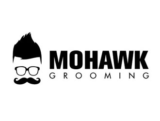 Mohawk Grooming logo design by LucidSketch