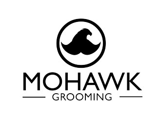 Mohawk Grooming logo design by bougalla005