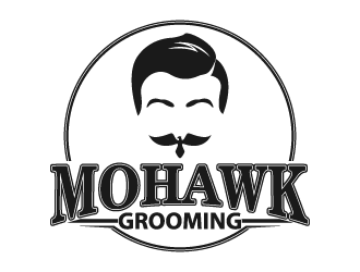 Mohawk Grooming logo design by fastsev