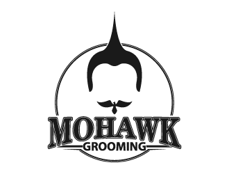 Mohawk Grooming logo design by fastsev